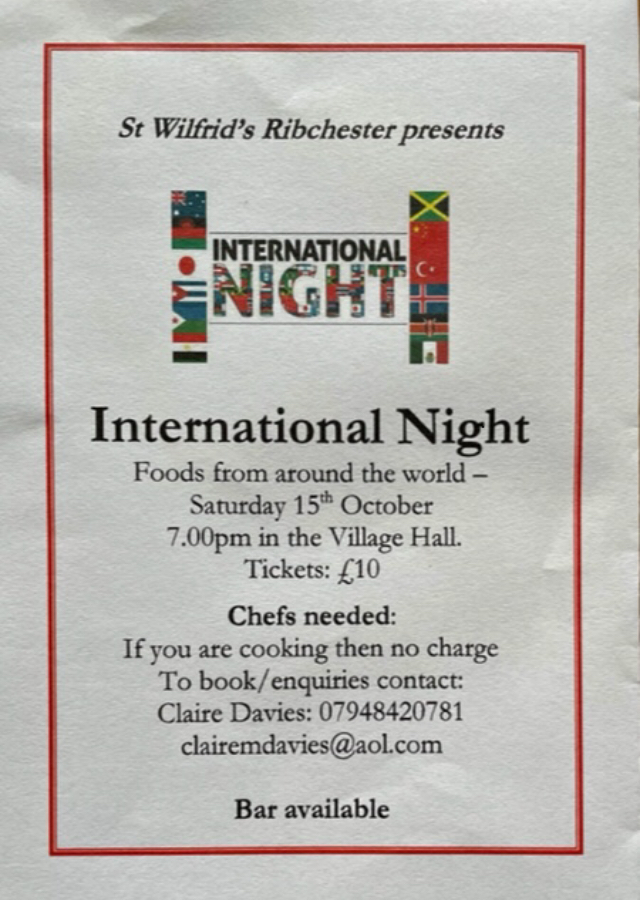 Poster for International Night 2022