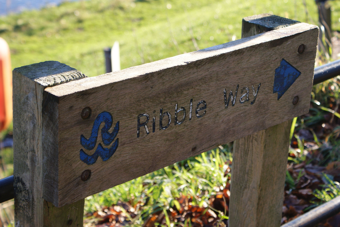 Ribble Way Signpost